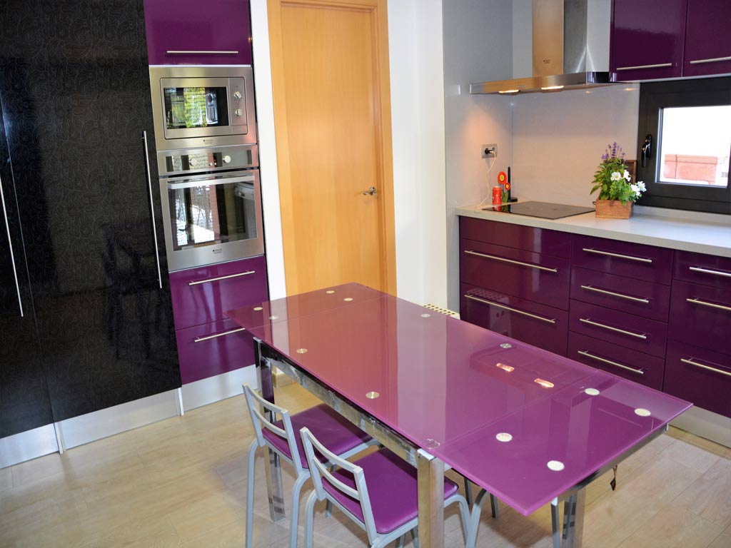 villa in Sitges with modern kitchen.