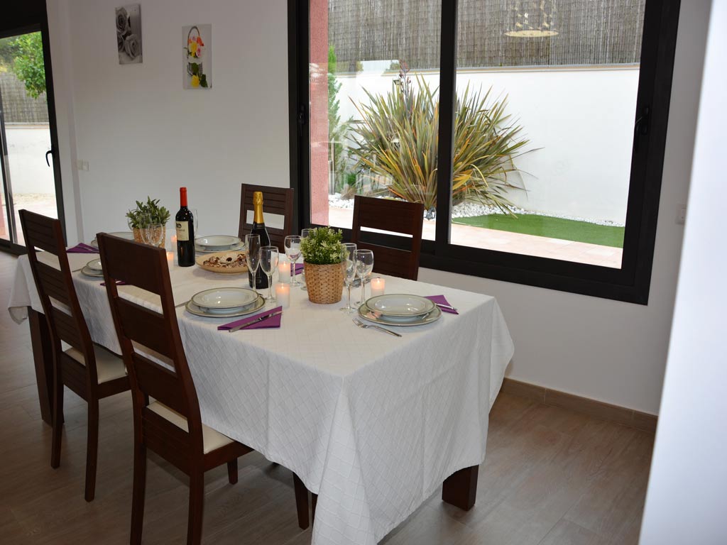 villa in Sitges with dinning room.