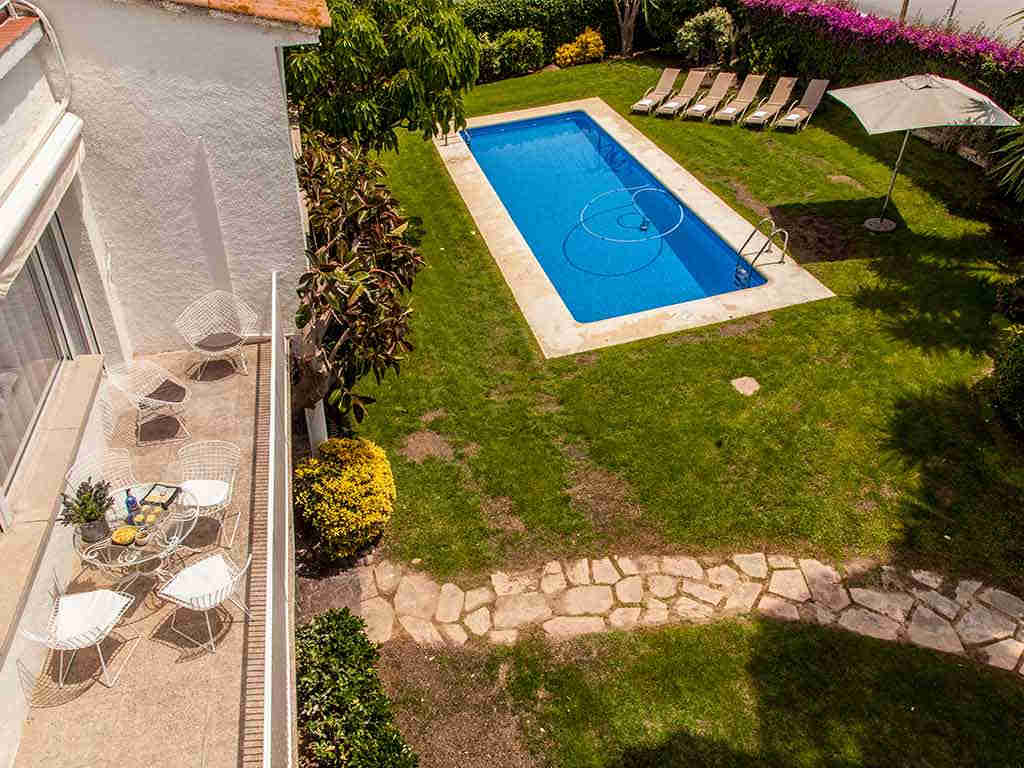 Sitges luxury villas from the top