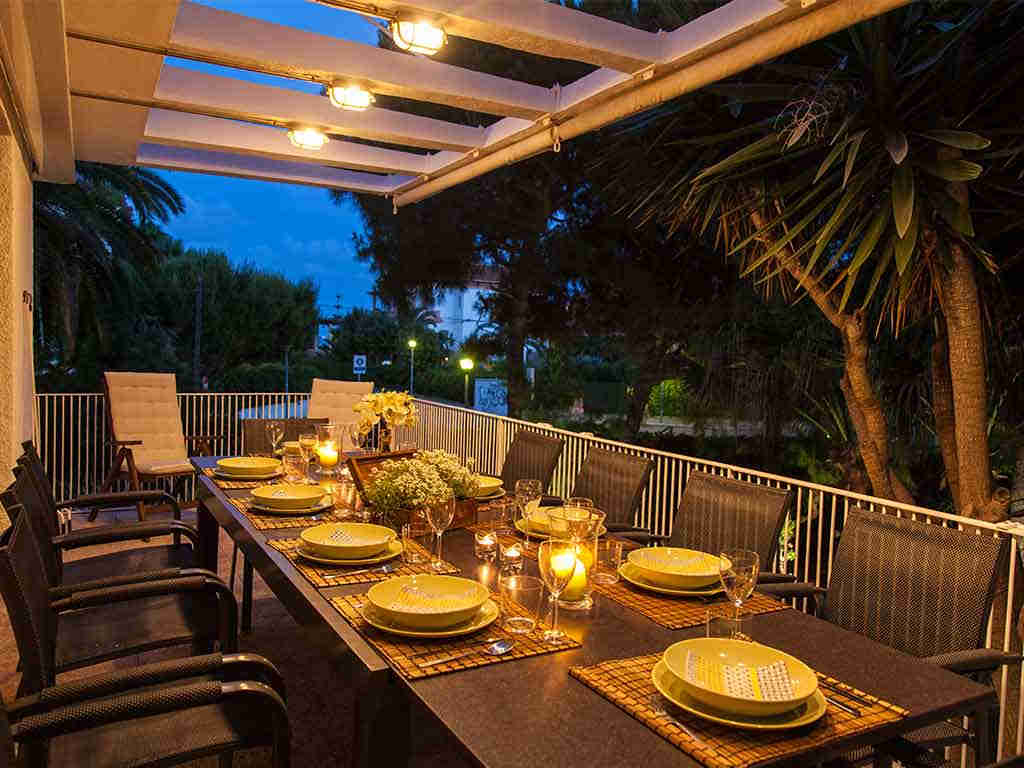 Dinners in our Sitges luxury villas
